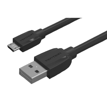 USB კაბელი VENTION VAS-A40-B300 USB2.0 A Male to Micro B Male Cable 3M Black