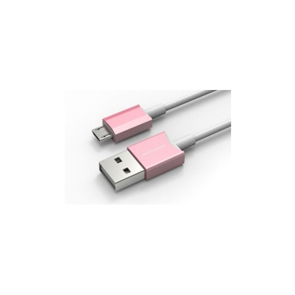 USB კაბელი Vention VAS-A20-P100 Cable USB TO Micro USB 1M