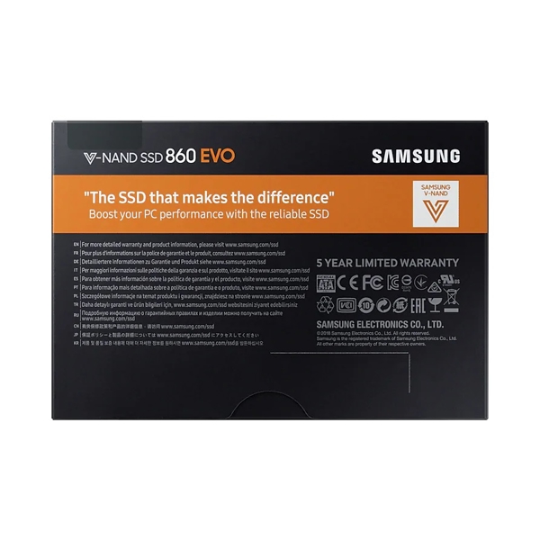 მყარი დისკი Samsung SSD 860 Evo 500GB 2.5" SATA III