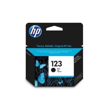 კარტრიჯი ჭავლური: HP 123 Black Original Ink Cartridge 