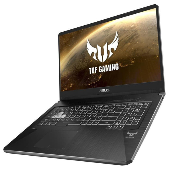 ნოუთბუქი ASUS TUF FX705D 17.3" FHD Ryzen R5-3550H 8GB - 512GB SSD GTX 1650 4GB  No ODD Black