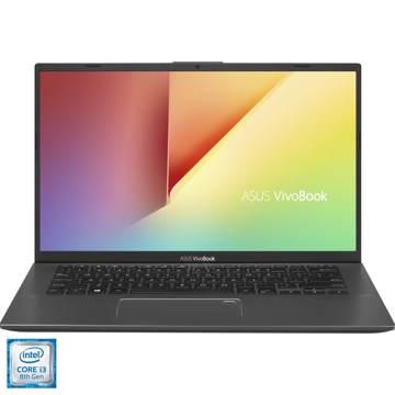 ნოუთბუქი ASUS VivoBook X412FA 14'' FHD I3-8145U 8GB 256GB SSD Integrated Graphics Grey