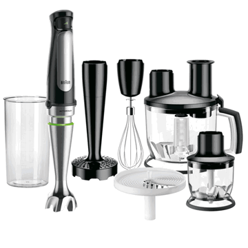 ხელის ბლენდერი Braun MQ7087X, 850W, Blender, Black