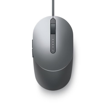 მაუსი Dell Laser Wired Mouse - MS3220, 3200 DPI, Two shortcut buttons - Titan Gray