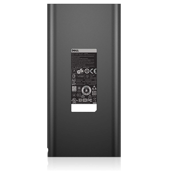 პორტატული დამტენი Dell Power Companion (18,000 mAh)-PW7015L, Lithium ion - 65 Wh, 2 x 4 pin USB Type A