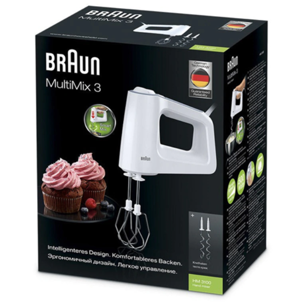 მიქსერი BRAUN HM3100WH