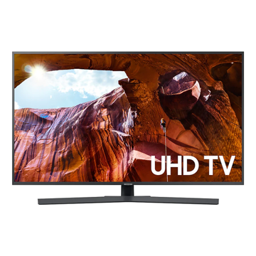 ტელევიზორი Samsung 50" / UHD 4K / სმარტი / PQI 1900 / DVB-T2/C/S2 / 20w 2.0 Ch / HDMIx3 / USBx2 / WiFi / შავი