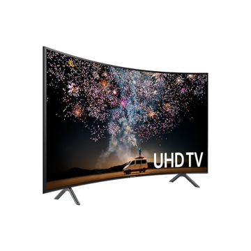 ტელევიზორი Samsung 55" / Curved Smart 4K 3840x2160 PQI 1500 HDR 10+ DVB-T2/C/S2 3xHDMI 2xUSB WiFi LAN CI 