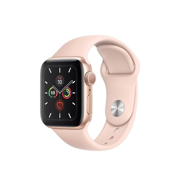 სმარტ საათი Apple Watch Series 5 GPS 40mm Gold Aluminium Case With Pink Sand Sport Band