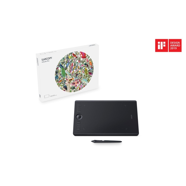 გრაფიკული ტაბლეტი WACOM PTH-660-N Intuos Pro M North Active Area 224 x 148 Multi-Touch Resolution 5080 lpi USB/Bluetooth Black