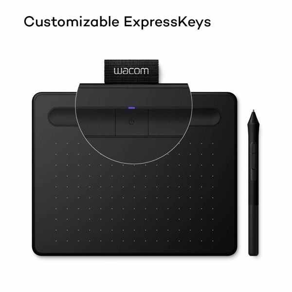 გრაფიკული ტაბლეტი WACOM CTL-4100WLK-N Intuos S Bluetooth 7"inch Resolution: 2540 lpi Black