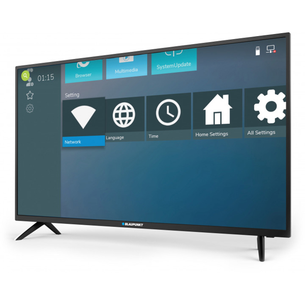 ტელევიზორი BLAUPUNKT 40FE966 40" BLack D-LED Smart Android Aosp 8.0 16:9 1920X1080 DVB-TT2CS2 CI+ 2XHDMI 2XUSB