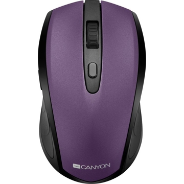 მაუსი Canyon Wireless Mouse CNE-CMSW08V Bluetooth/USB Violet