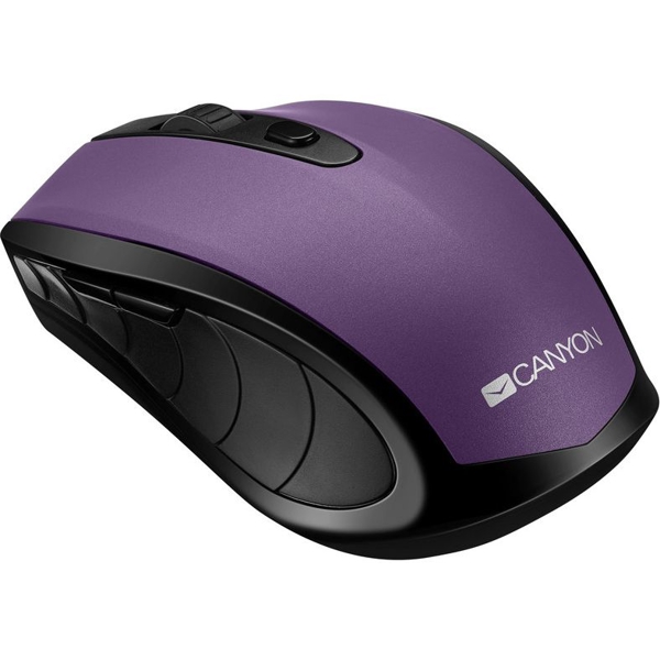 მაუსი Canyon Wireless Mouse CNE-CMSW08V Bluetooth/USB Violet