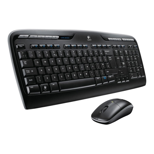 კლავიატურა+მაუსი LOGITECH 920-003995 MK330 Wireless Desktop Russian Layout Black