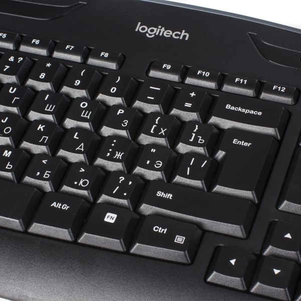 კლავიატურა+მაუსი LOGITECH 920-003995 MK330 Wireless Desktop Russian Layout Black