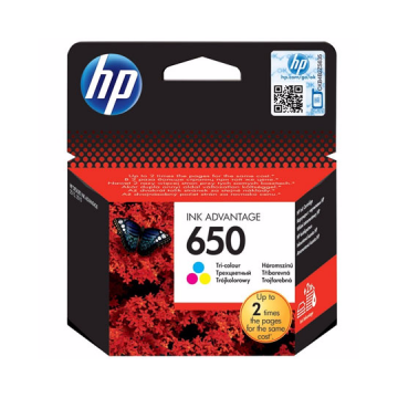 კარტრიჯი HP CZ102AE 650 Tri-color Original Ink Advantage Cartridge