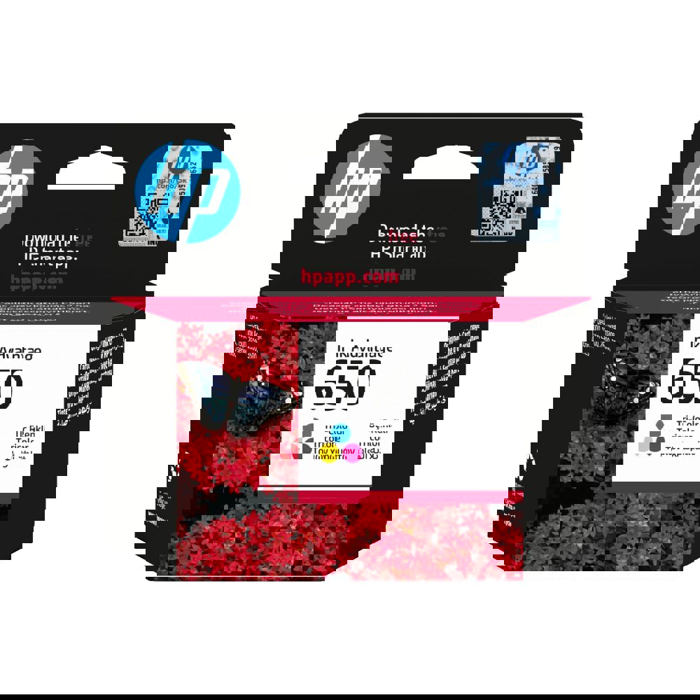 კარტრიჯი HP CZ102AE 650 Tri-color Original Ink Advantage Cartridge