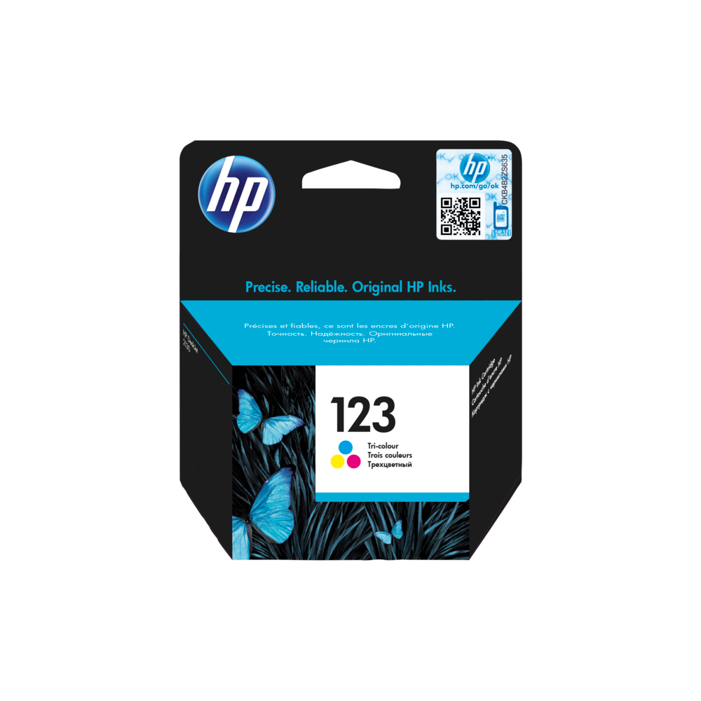 HP 123 F6V16AE Tri-color Original Ink Cartridge