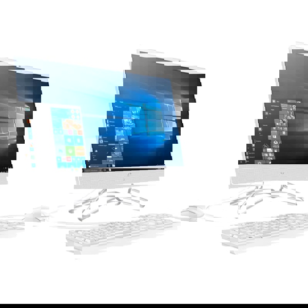 All-in-One კომპიუტერი HP 22-c0135ur 21.5'' Core i5-9400T 8GB DDR4 2400 (1x8GB) / 1TB 7200 / Intel UHD Graphics 630 / LCD 21.5 FHD AG LED UWVA NZBD 3-sided / No ODD / FreeDos 2.0 / Non-Touch Snow White