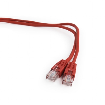 ქსელის კაბელი Gembird CAT5e UTP Patch cord 0.5 m Red 