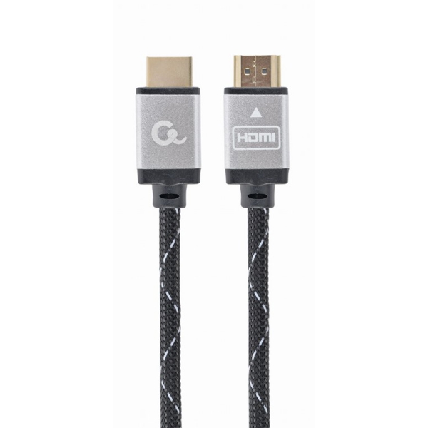 HDMI კაბელი Gembird CCB-HDMIL-2M High speed Cable with Ethernet "Select Plus Series" 2 M Black