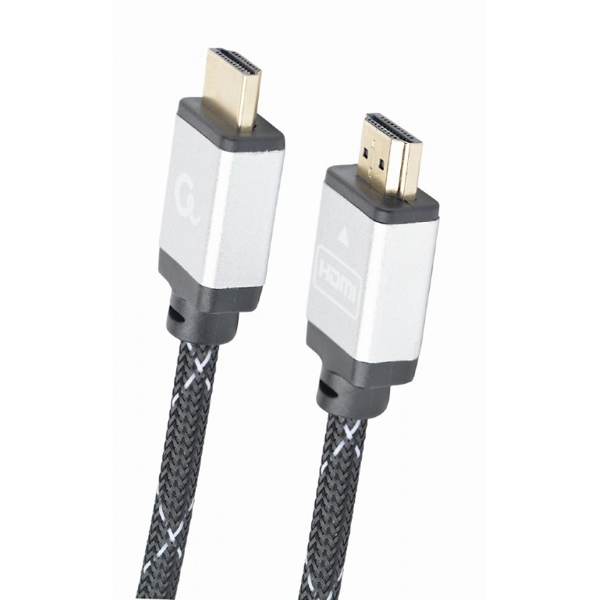 HDMI კაბელი Gembird CCB-HDMIL-2M High speed Cable with Ethernet "Select Plus Series" 2 M Black