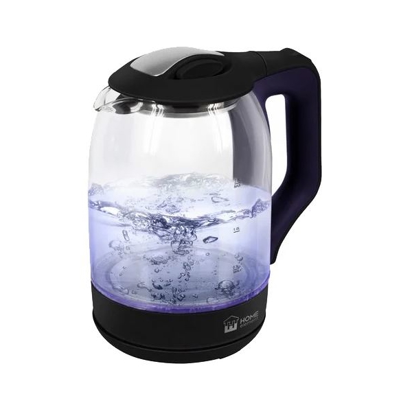 ელექტრო ჩაიდანი HOME ELEMENT HE-KT190 2.00L 1800 Watt Black/Lilac