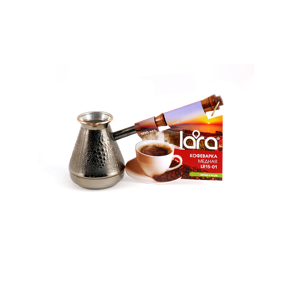 ჯეზვე LARA LR15-01, 0.2L, Coffe Pot, Silver