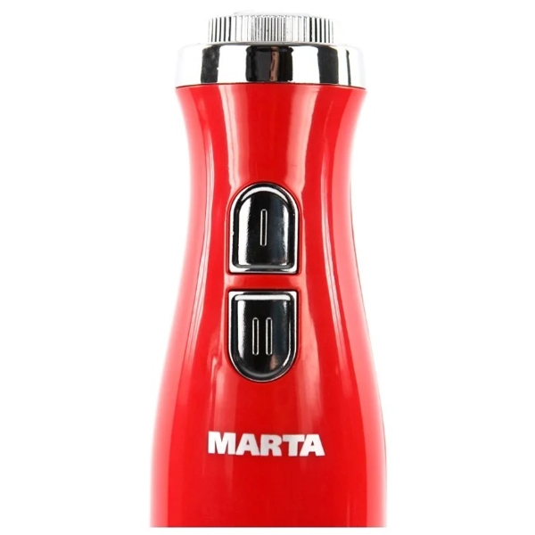 ბლენდერი ჩოფერით MARTA MT-1562 600ML 900 Watt Red