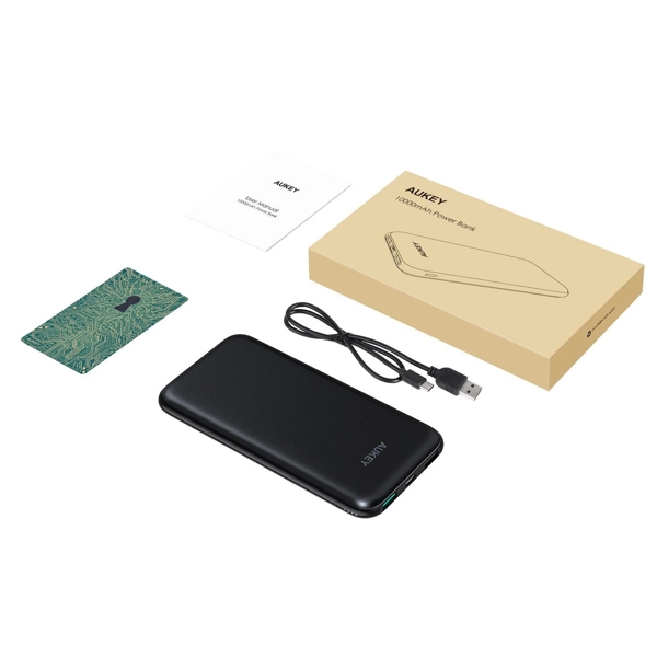 პორტატული დამტენი AUKEY PB-Y16 10000mAh 37Wh USB-C Power Bank Black