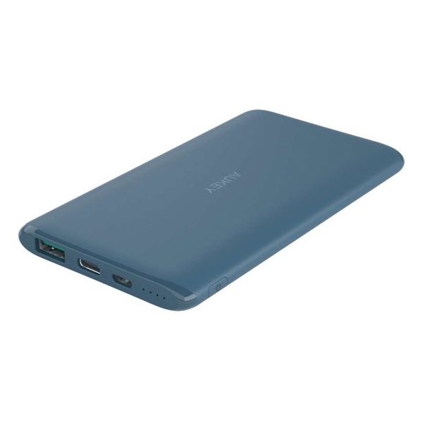 პორტატული დამტენი AUKEY PB-XN5 5000mAh 5V 3A Ultra Portable USB-C Power Bank Blue