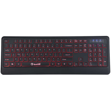 კლავიატურა MARVO K627 Wired Gaming keyboard for desktop computer / 3 colors backlight / Black