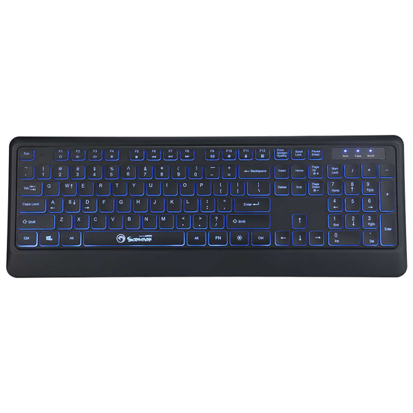 კლავიატურა MARVO K627 Wired Gaming keyboard for desktop computer / 3 colors backlight / Black