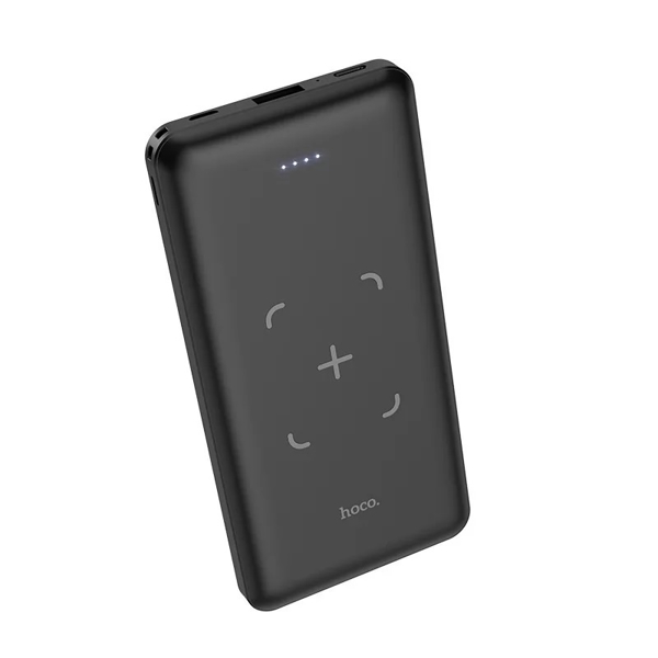 პორტატული დამტენი HOCO J50 Surf Wireless Charging Mobile Power Bank 10000mAh Black