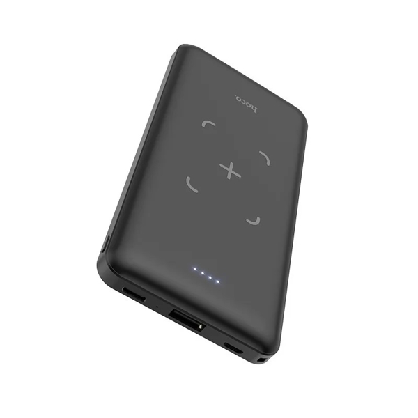 პორტატული დამტენი HOCO J50 Surf Wireless Charging Mobile Power Bank 10000mAh Black