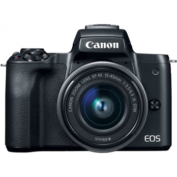 ციფრული ფოტოაპარატი Canon EOS M50 BK M15-45 S RUK Digital Camera Black