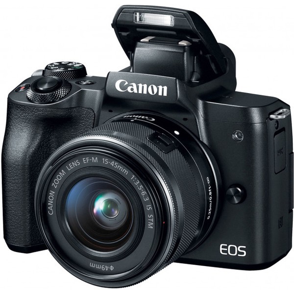 ციფრული ფოტოაპარატი Canon EOS M50 BK M15-45 S RUK Digital Camera Black