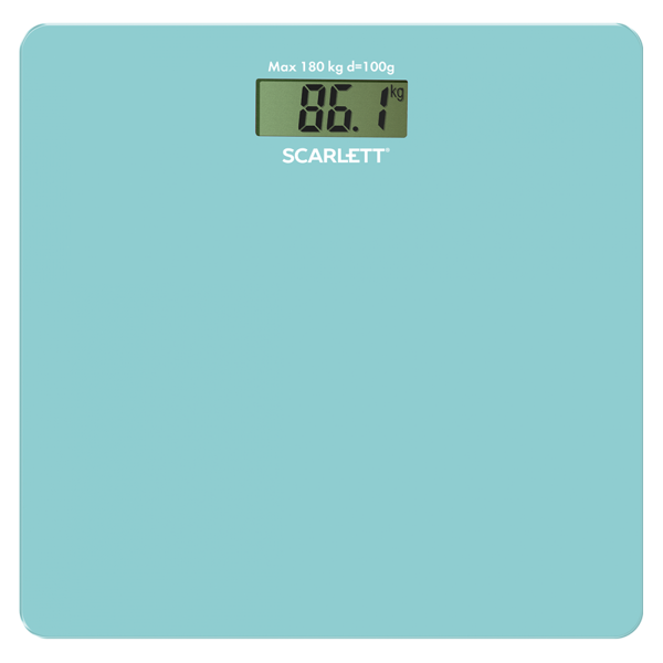 აბაზანის სასწორი SCARLETT SC-BS33E035 Bathroom Scale (Tiffany) Light Blue