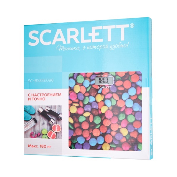 აბაზანის სასწორი SCARLETT SC-BS33E096 Bathroom scale (candy)