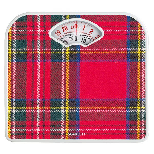 აბაზანის სასწორი SCARLETT SC-BS33M042 Bathroom scale (Scottish cell)