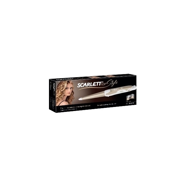 თმის დასახვევი SCARLETT Hair crimper White with Gold