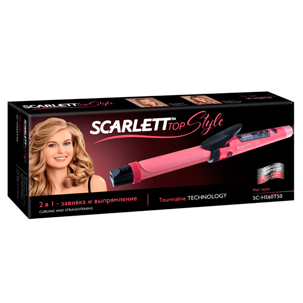 თმის დასახვევი SCARLETT SC-HS60T50 Hair crimper (rose)