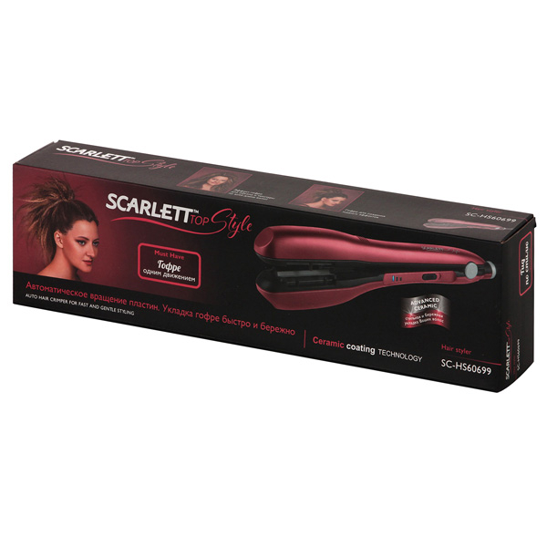 თმის დასახვევი SCARLETT SC-HS60699 Hair crimper (rose)