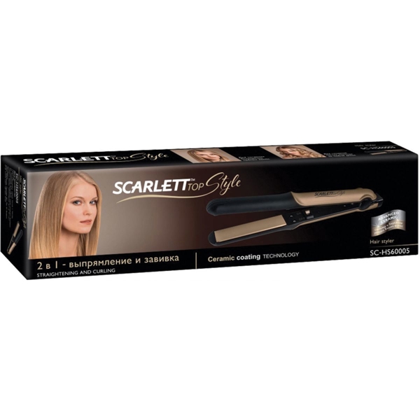 თმის დასახვევი SCARLETT SC-HS60005 Hair crimper (bronze)