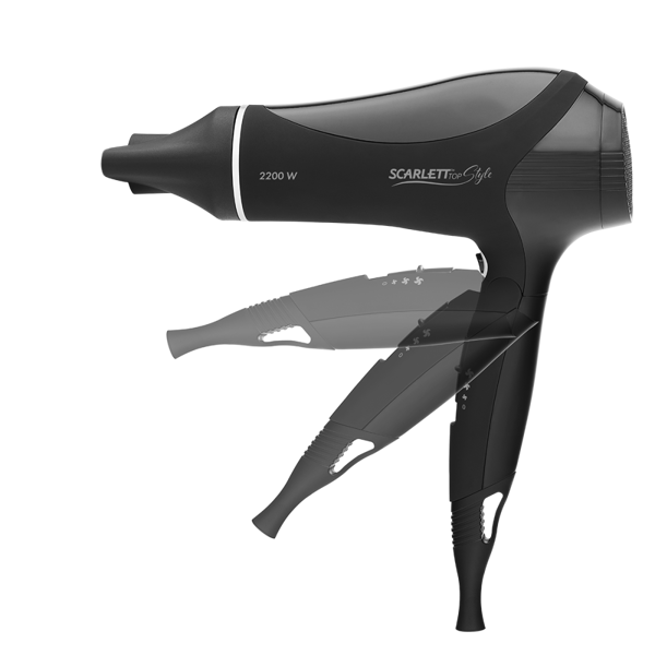 ფენი SCARLETT SC-HD70IT41 Hair dryer Black