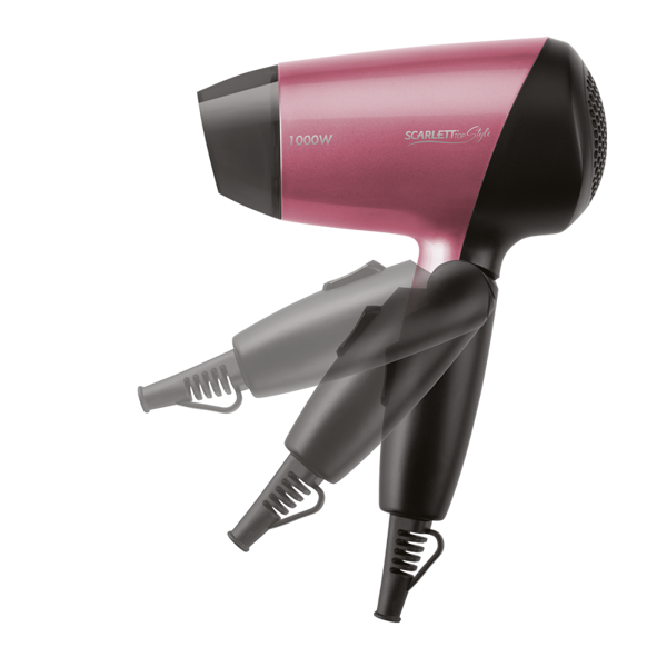 ფენი SCARLETT SC-HD70T17 Hair dryer Black with Pink