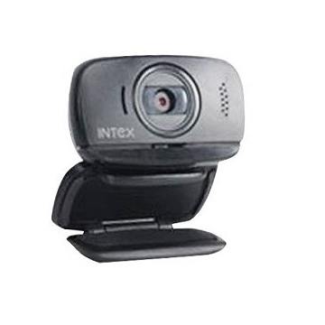 ვებ კამერა მიკროფონით INTEX IT-HD725 PC Web Camera Mikado Black