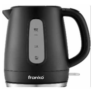 FRANKO FKT-1154, 1500W, 1.7L, Electric Kettle, Black