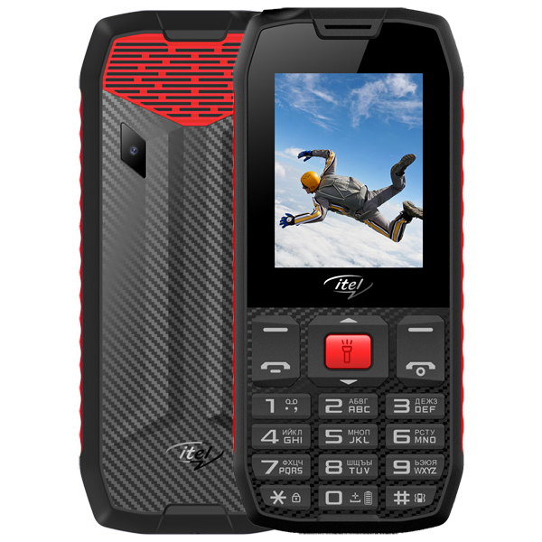 მობილური ტელეფონი ITEL it4510 2.4'' 320x240 32MB RAM 32MB up to 32GB flash 0.08Mpix 2 Sim 2G BT v2.1 Micro-USB 1500mAh Red